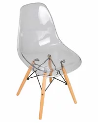 Стул обеденный ДОБРИН ДСВ CАСПЕР Прозрачный / DOBRIN DSW CASPER