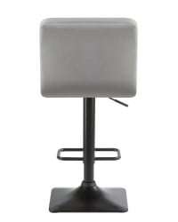 Стул барный ДОБРИН ДОМИНИC (серый велюр (МДЖ9-75)) 2 шт / DOBRIN DOMINIC (MJ9-75))