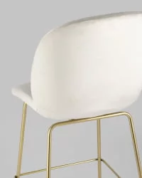 Стул барный Беетле голд Бежевый / Beetle gold