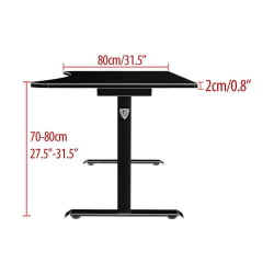 Геймерский стол Арена Гаминг Деск Пуре Блаcк / Arena Gaming Desk Pure Black