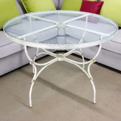 Маленький обеденный стол Прованс круглый д-1100мм х-750мм / d-1100мм h-750мм