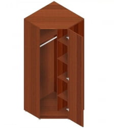 Шкаф угловой для одежды Р.Ш-10 Крафт белый