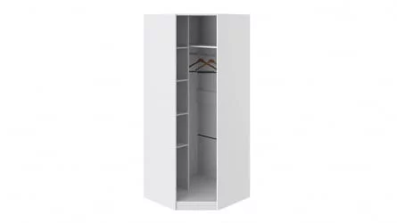 Шкаф угловой Наоми СМ-208.07.07 L Белый глянец