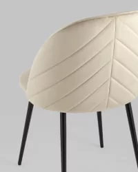 Стул Фолио велюр Бежевый