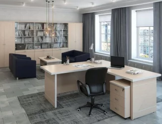 Большой письменный стол ZOM27510302 Дуб шамони светлый