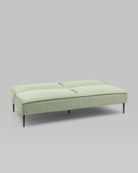 Диван прямой Кассель велюр Светло-салатовый