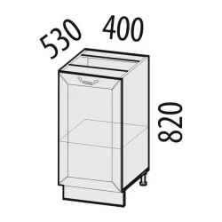 Стол кухонный (лев/прав) Оливия 72.54