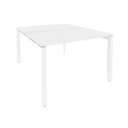 Рабочая станция на П-образном м/к ОНИКС О.МП-Д.РС-2.2.7 Белый Бриллиант / ONIX O.MP-D.RS-2.2.7