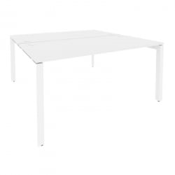 Рабочая станция на П-образном м/к ОНИКС О.МП-Д.РС-2.4.8 Белый Бриллиант / ONIX O.MP-D.RS-2.4.8