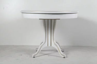 Стол обеденный Орион-5 (d1200) тон 1 с золотой патиной