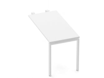 Брифинг-приставка для стола на П-обр.опорах Deka 7.10.12 Белый