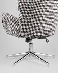 Кресло регулируемое Филадельфия Черно-белое