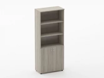 Шкаф высокий полуоткрытый Twin 16.16.141 Дуб Сантана светлый