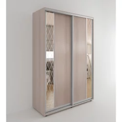 Шкаф-купе в коридор Акцент-Вера ДР 1200х600 Ясень шимо светлый