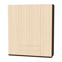 Шкаф распашный Р-198х180х45-2-ТР(Венге-ДМ) / R-198х180х45-2-TR(Венге-ДМ)