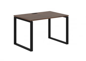 Стол письменный ЕДИС ЕКСТ 1180 Дуб Денвер темный Черный / EDIS EQST
