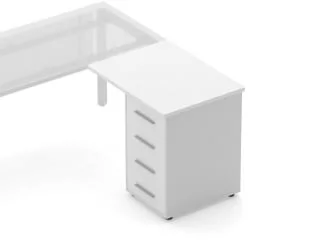 Тумба приставная Deka 9.05.08 Белый