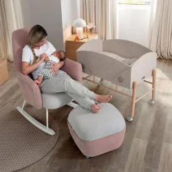 Детское кресло Micuna (Микуна) Wing/Moom waterwood текстиль beige/brown Детское кресло Micuna (Микуна) Wing/Moom waterwood текстиль beige/brown