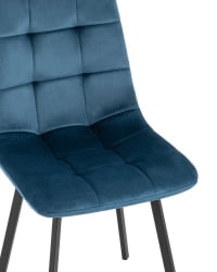 Стул Чиллй велюр сине-зеленый 2 шт. комплект / Chilly