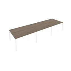 Переговорный стол (3 столешницы) Метал Сйстем Б.ПРГ-3.3 Вяз/Белый / Metal System