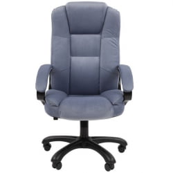 Кресло офисное CHAIRMAN HOME 600 велюр Голубой