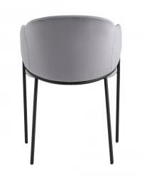 Стул Брасе велюр Серый / Brace