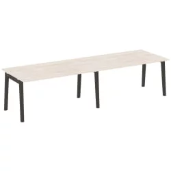 Стол переговорный (2 столешницы) ОНИКС ВООД ОВ.ПРГ-2.4 Денвер Светлый/Темный / ONIX WOOD OW.PRG-2.4