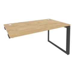 Стол-приставка на О-образном м/к к опорным элементам ONIX O.MO-SPR-4.8 Тиквуд Светлый/Антрацит