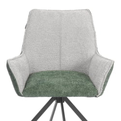 Стул Murano/Мурано опора 360, букле, изумруд-опал (Betsy)