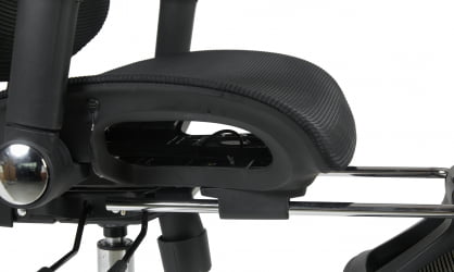 Кресло офисное ТопЧаирс Продигй с оттоманкой черный / TopChairs Prodigy