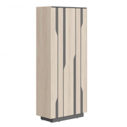 Шкаф для одежды Line СФ-574401 Дуб светлый Черный графит