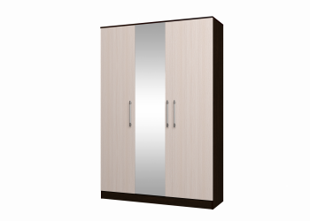 Шкаф трехстворчатый Морис 3 Дуб млечный Венге