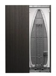 Узкий шкаф в прихожую Iron Slim Eco (левый, купе) Венге