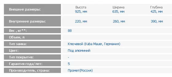 Депозитная ячейка DB-8 DGL