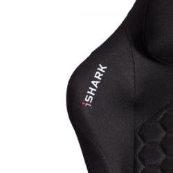 Геймерское кресло iShark ткань, черный