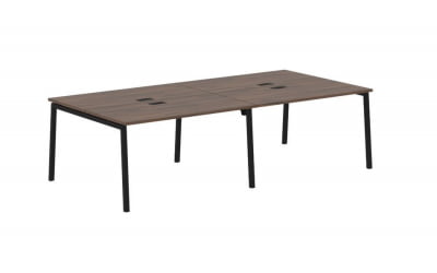 Бенч-система ЕДИС ЕЛВСТ 2713 Дуб Денвер темный Черный / EDIS ELWST