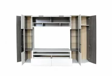 Стенка Атлант Ясень Анкор Светлый Ясень Анкор Темный