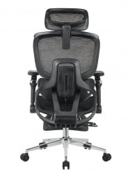 Кресло офисное ТопЧаирс Продигй с оттоманкой черный / TopChairs Prodigy