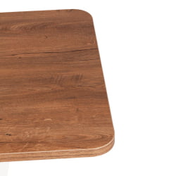 Стол TIBI нераздвижной ЛДСП, 68,6 х 110 х 75 см, Дуб Канзас/Пепел