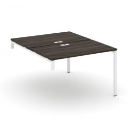 Двойной стол-надставка на опорную тумбу CONCEPT CN.DSN-002 Дуб Мали Белый