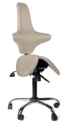 Кресло-седло со спинкой EZSolo Back Бежевый