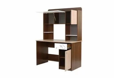 Стол компьютерный Котофей Орех Дуб Сонома Белый