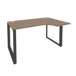 Стол эргономичный правый на О-образном м/к ONIX O.MO-SA-2R Дуб Аризона/Антрацит