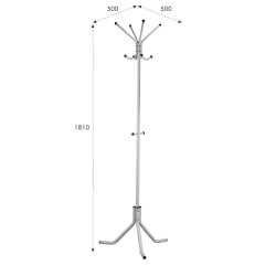 Вешалка для одежды напольная металлическая Пико 3 Белый