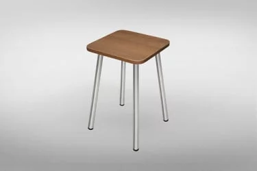 Табурет ХРОМ пл 1 кат зеленый КОМПЛЕКТ 2 шт