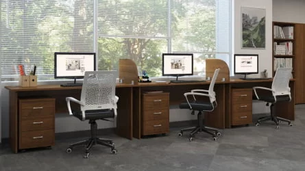 Комплект мебели для персонала Trend TRD07 Орех