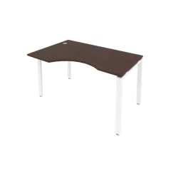Стол письменный METAL SYSTEM Б.СА-2 Л Венге/Белый