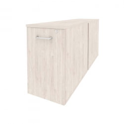 Тумба двойная низкая выдвижная приставная / опорная ONIX O.VTPO-2.8 Денвер Светлый