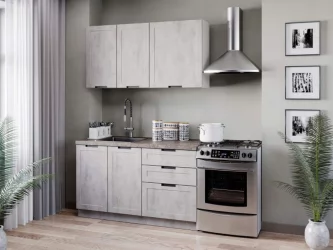 Тумба кухонная 800 Джамис ЛД 296.060.000.006 Белый Белый камень