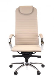 Кресло руководителя Еверпроф Деко Экокожа Бежевый / Everprof Deco